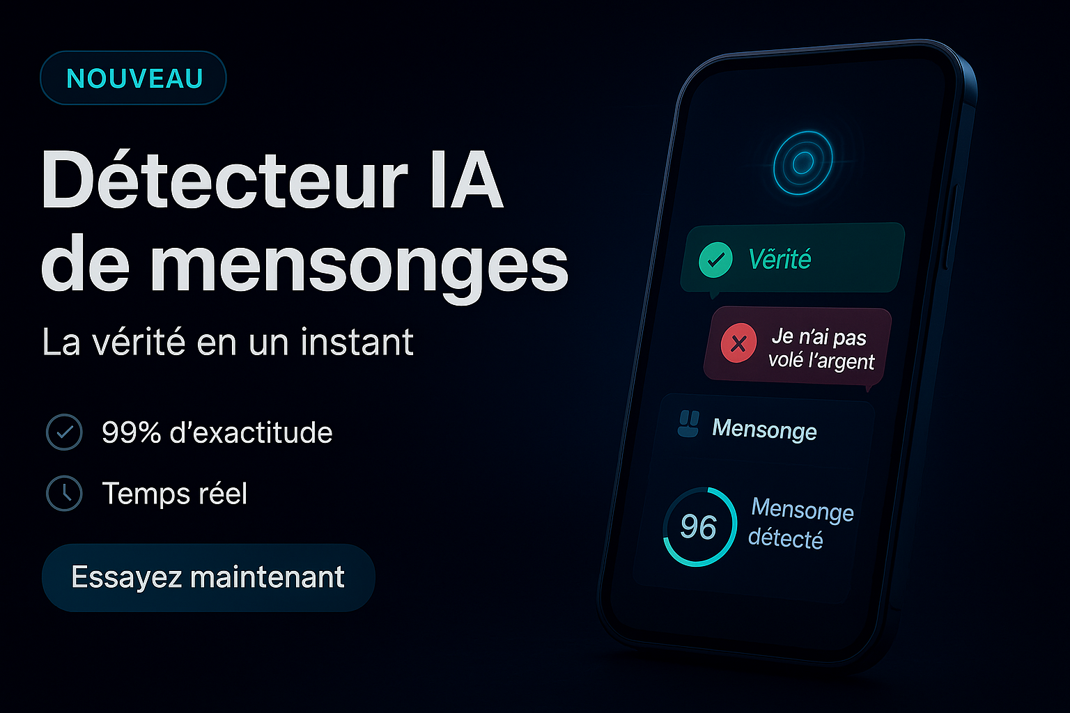Détecteur IA de mensonge